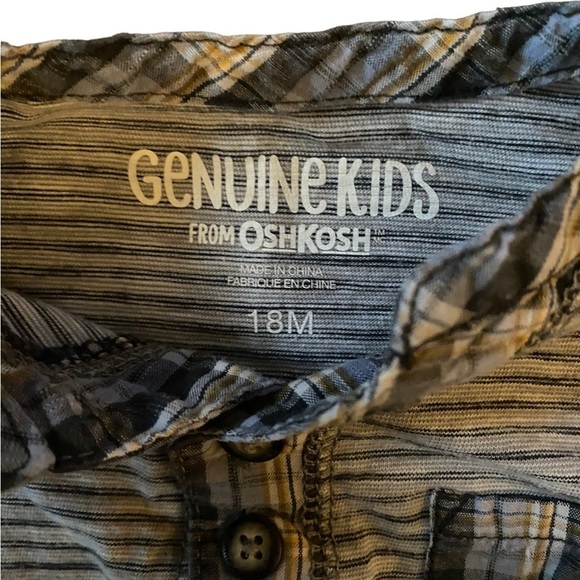 OSH Kosh Striped Long Sleeve T Shirt Size 18 months - Picture 3 of 5